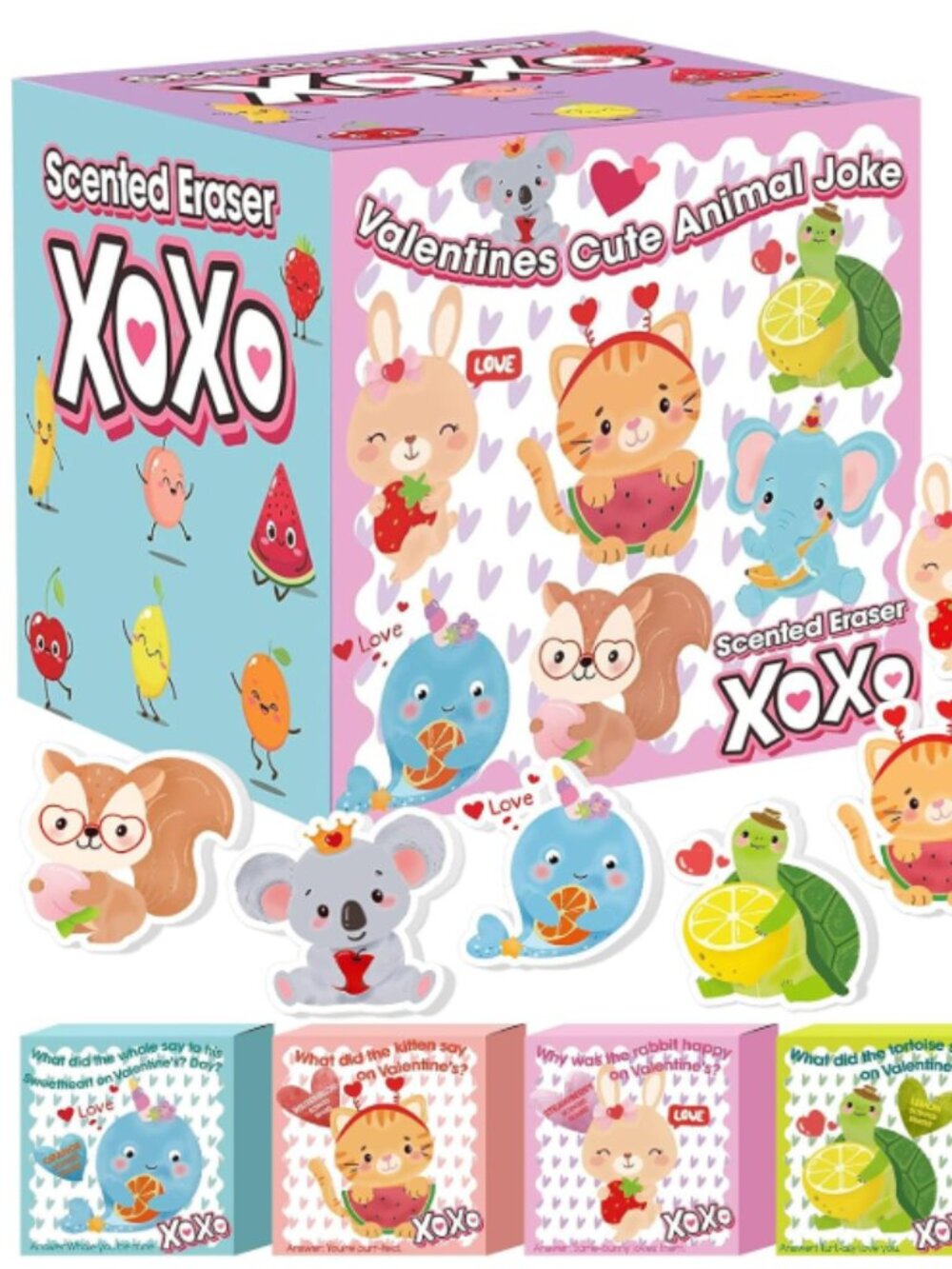 Valentines Day Cards for Kids Classroom - 28 Pack